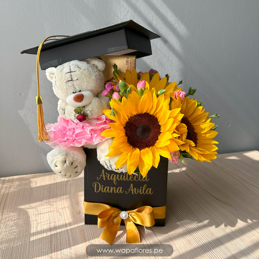 BOX GIRASOLES GRADUADA