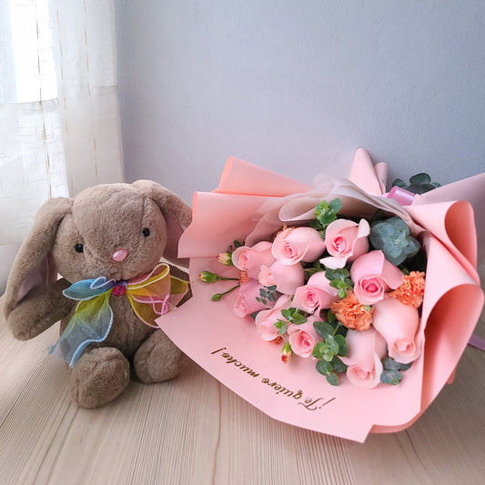 RAMO ROSADO CON CONEJO